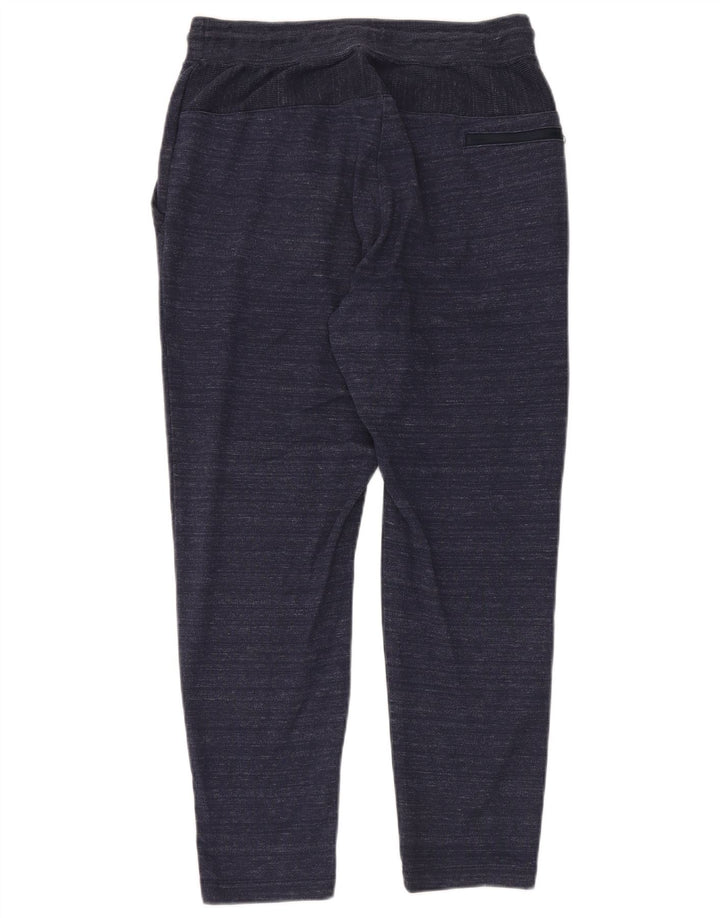 Nike - Pantalón de chándal para hombre, talla grande, algodón moteado en azul marino