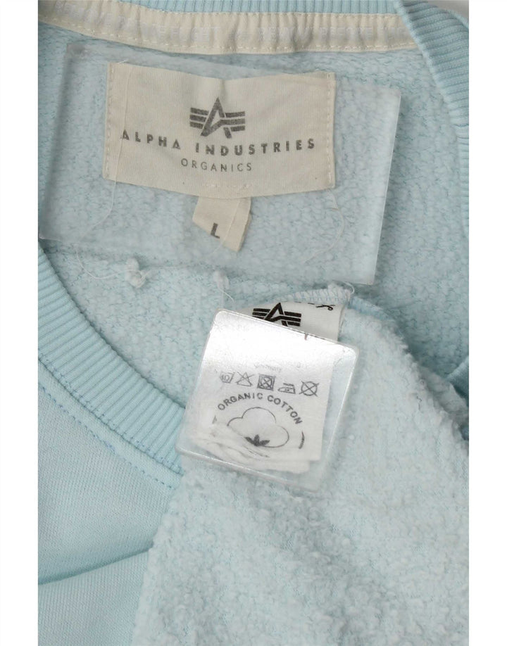 Alpha Industries - Sudadera para hombre, color azul