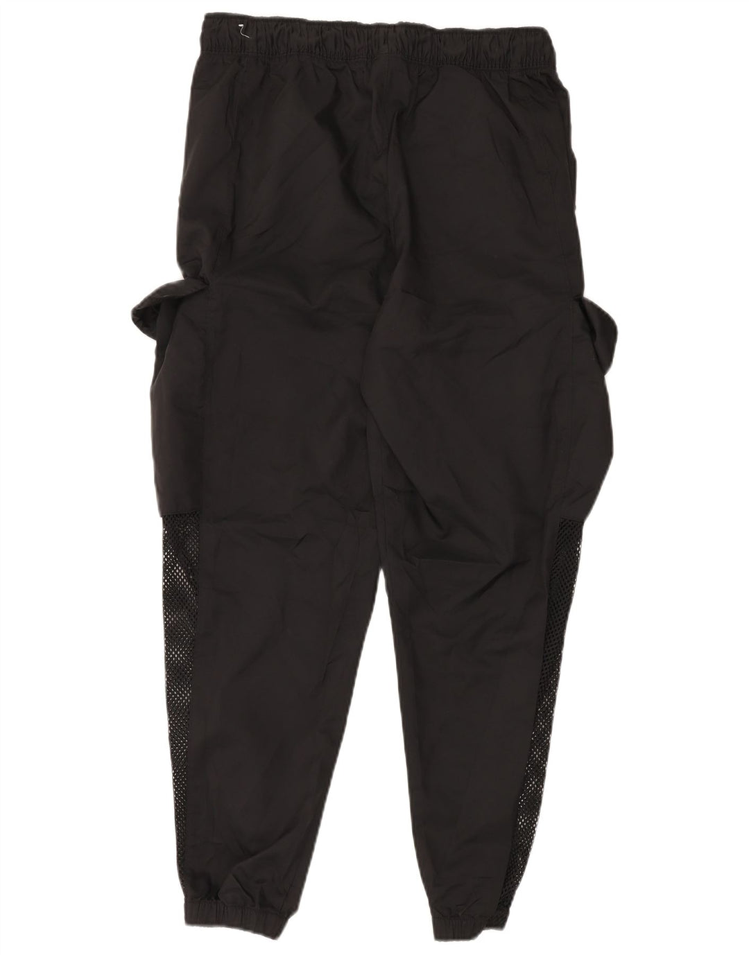 JORDAN Hombre Cargo Chándal Pantalones Joggers Large Negro Poliéster