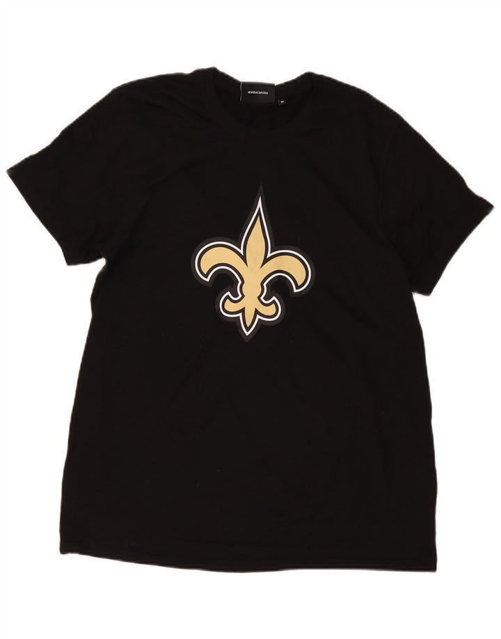 NFL - Camiseta gráfica para hombre, talla mediana, algodón negro