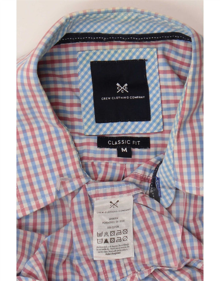 Crew Clothing Camisa de corte clásico para hombre Algodón a cuadros multicolor mediano