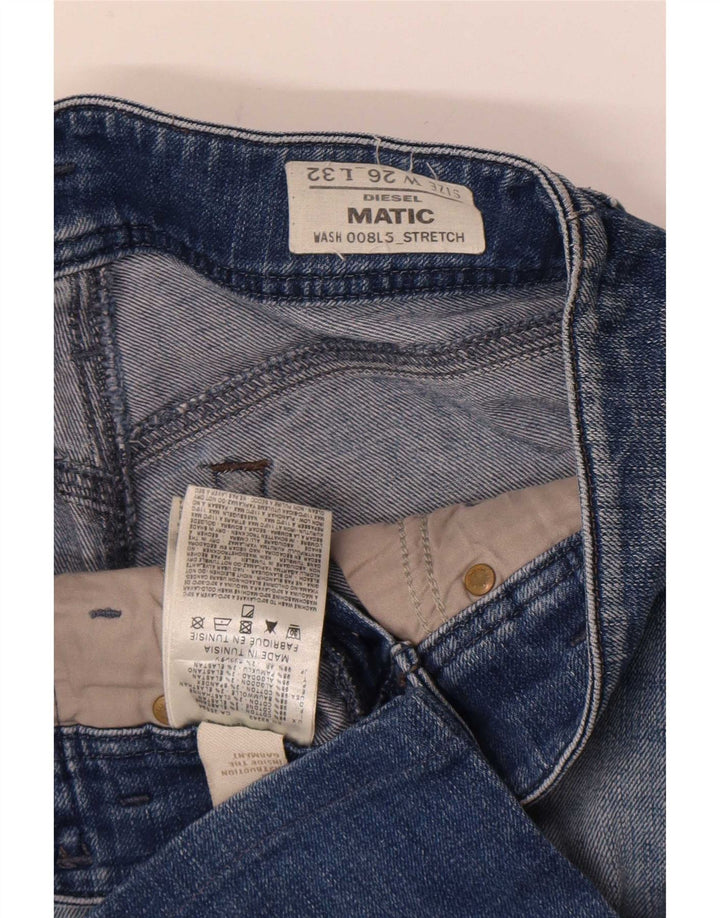 Diesel Mujer Matic Slim Jeans W26 L28 Algodón Azul