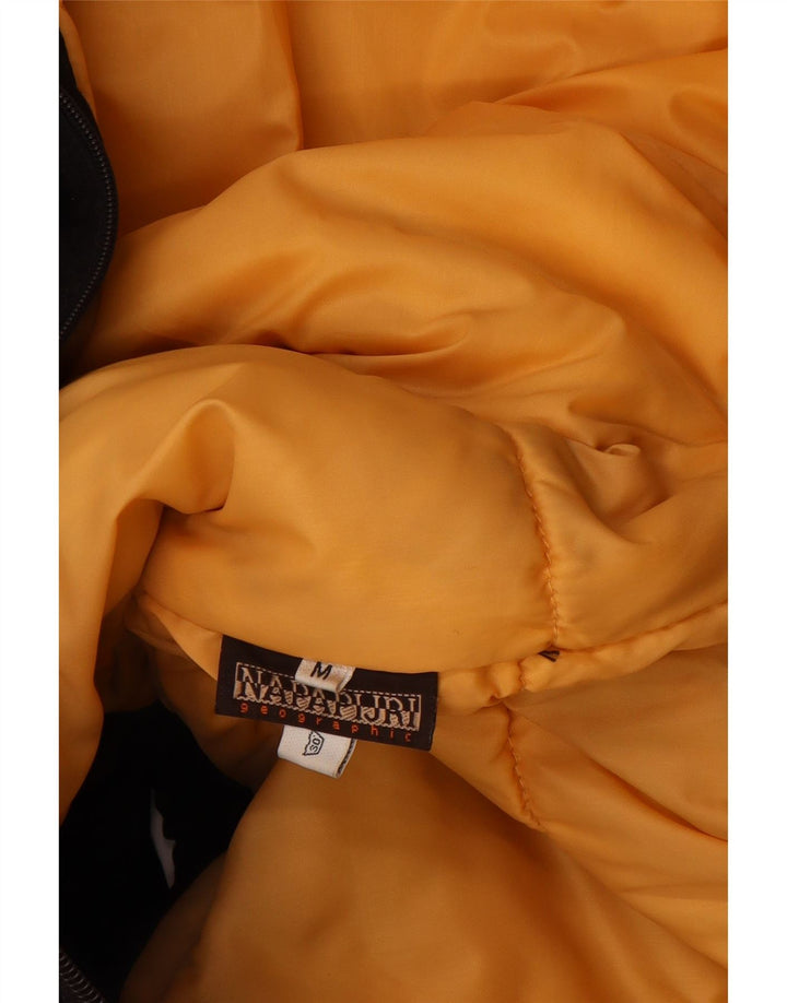 NAPAPIJRI Chaqueta cortavientos con capucha para hombre UK 38 Medium Black Polyamide