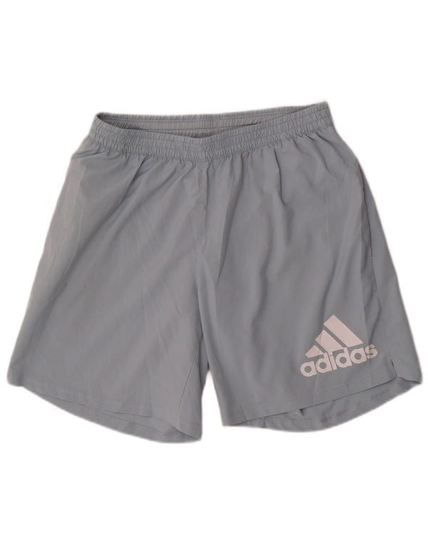 Adidas Mens Graphic Sport Shorts Grande Azul Poliéster