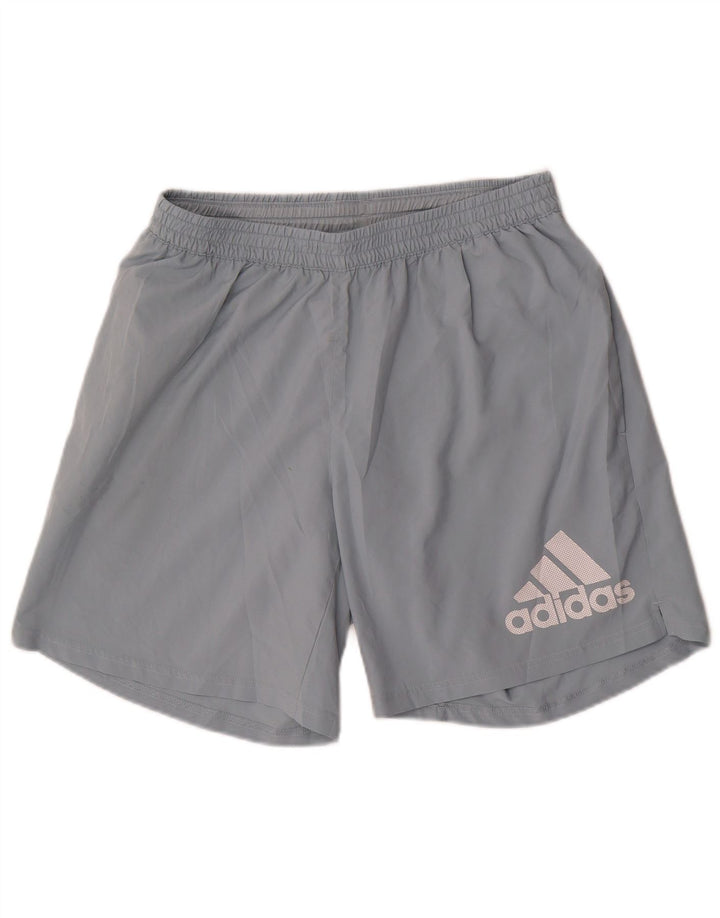 Adidas Mens Graphic Sport Shorts Grande Azul Poliéster