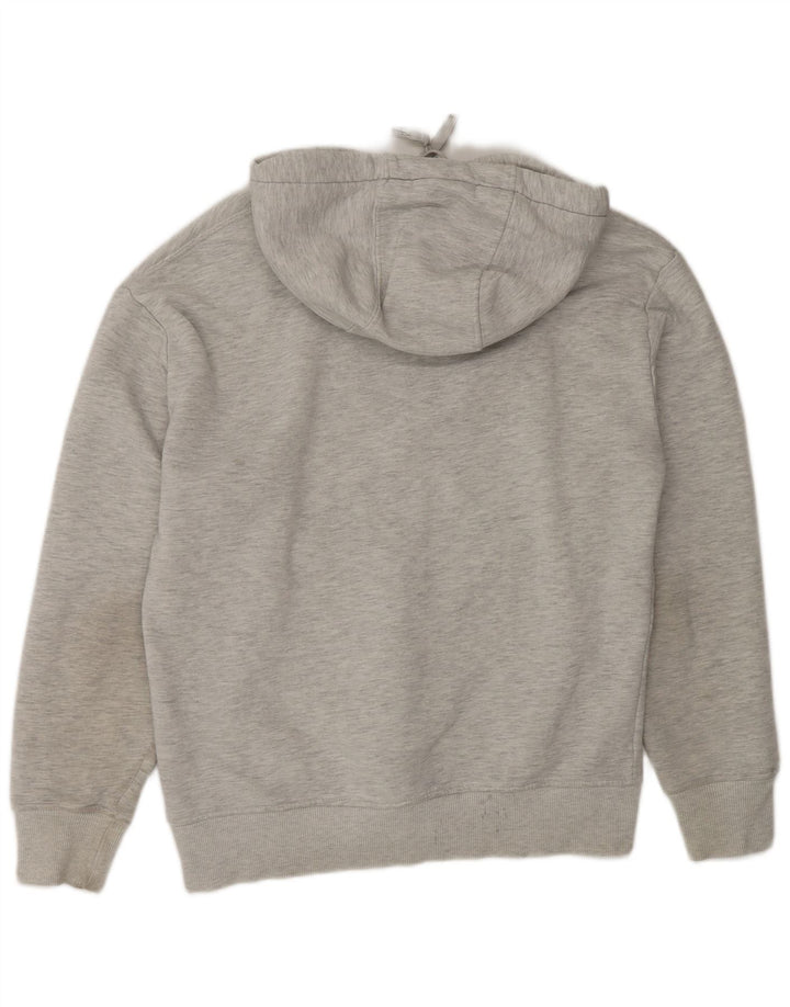 Zara Hombre Sudadera Con Capucha Jersey Gris Medio Moteado