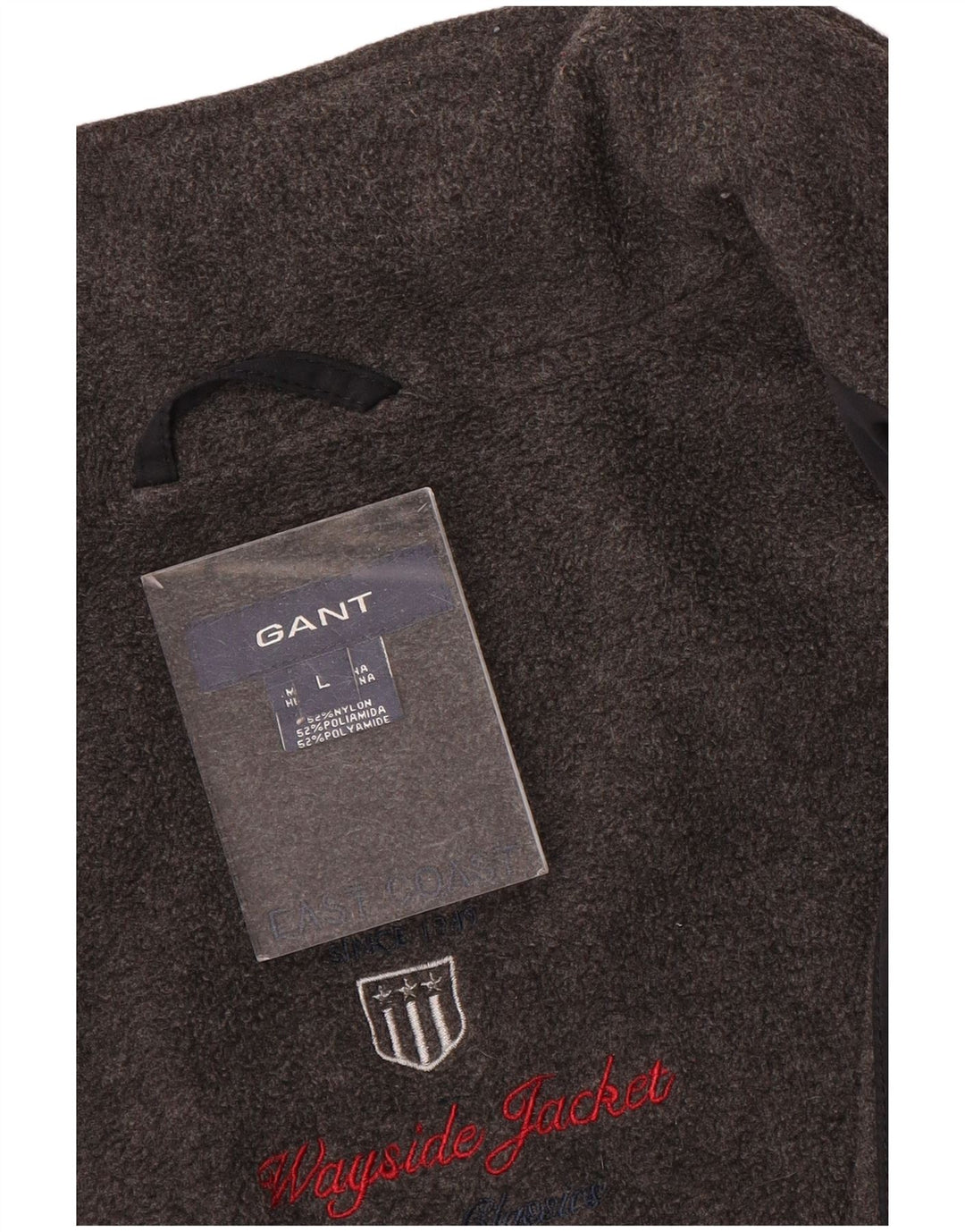 Gant Chaqueta Bomber para Hombre UK 40 Large Nylon Negro