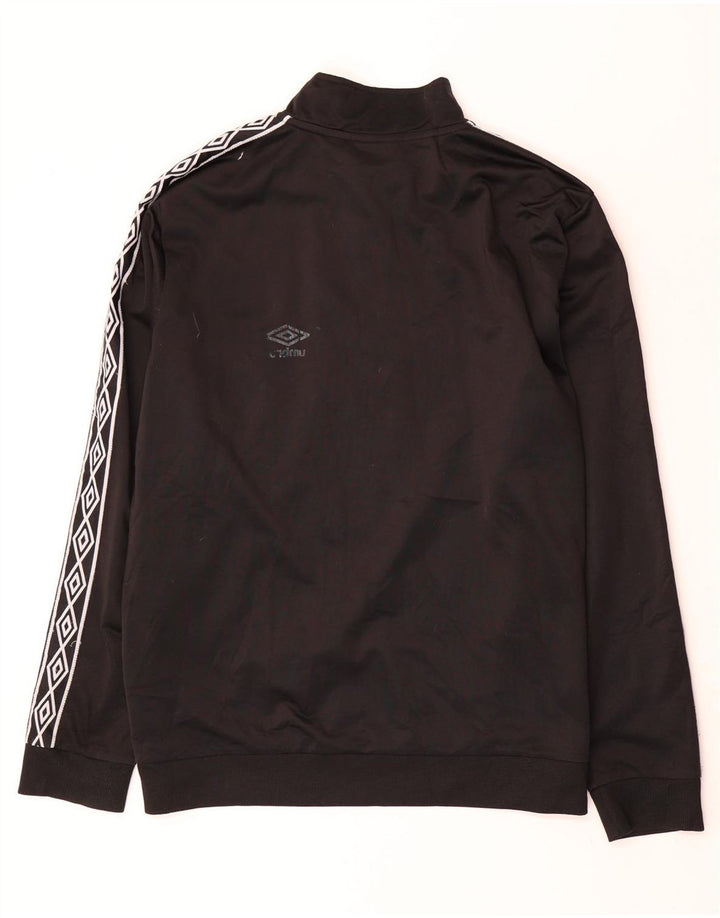 Umbro Mens Graphic Pullover Chándal Top 2XL Poliéster geométrico negro