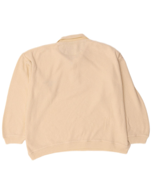 Cutty Sark Jersey tipo polo para hombre con cuello tipo polo EU 50 Medium Off White
