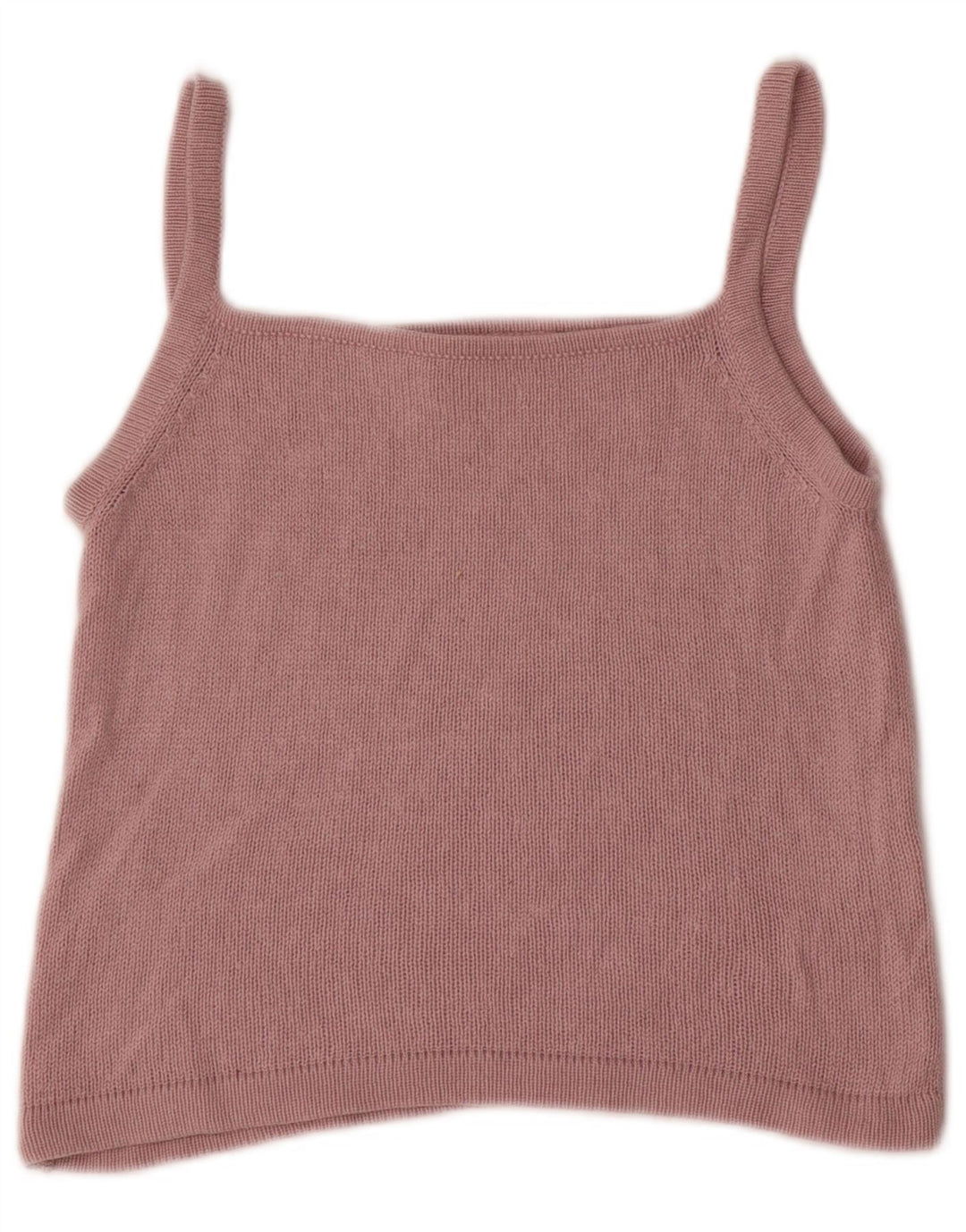 Marella Top corto de tirantes para mujer UK 42 Seda rosa medio