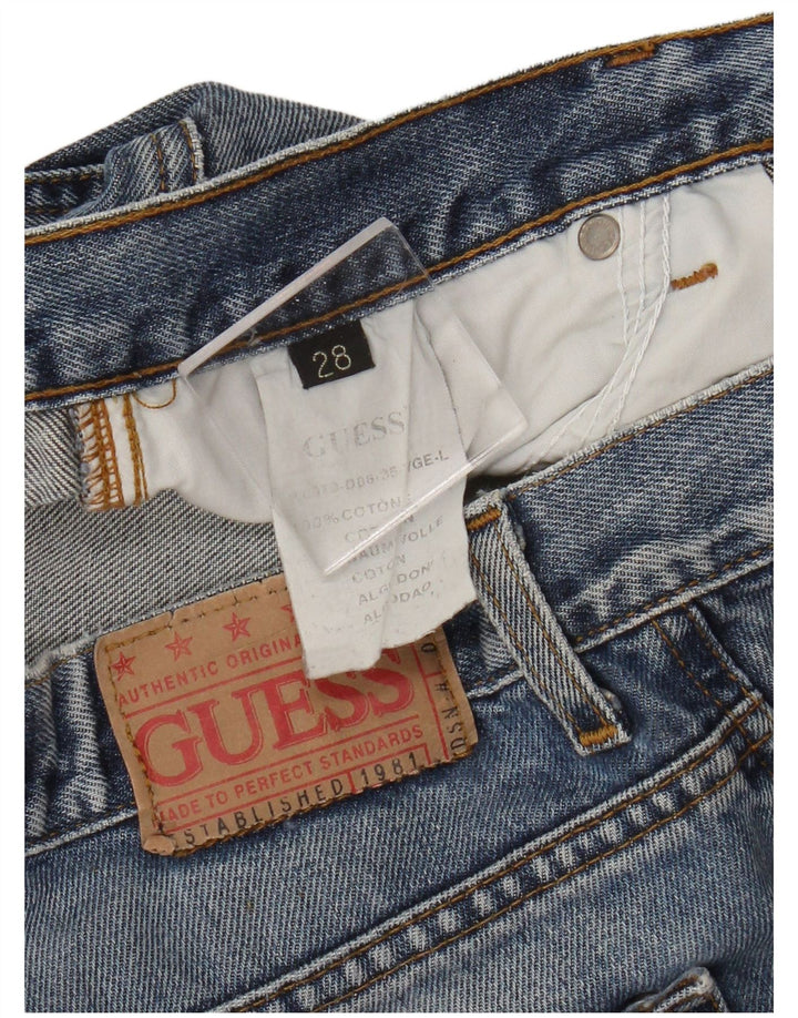 Vaqueros Guess Mujer Bootcut W28 L30 Algodón Azul