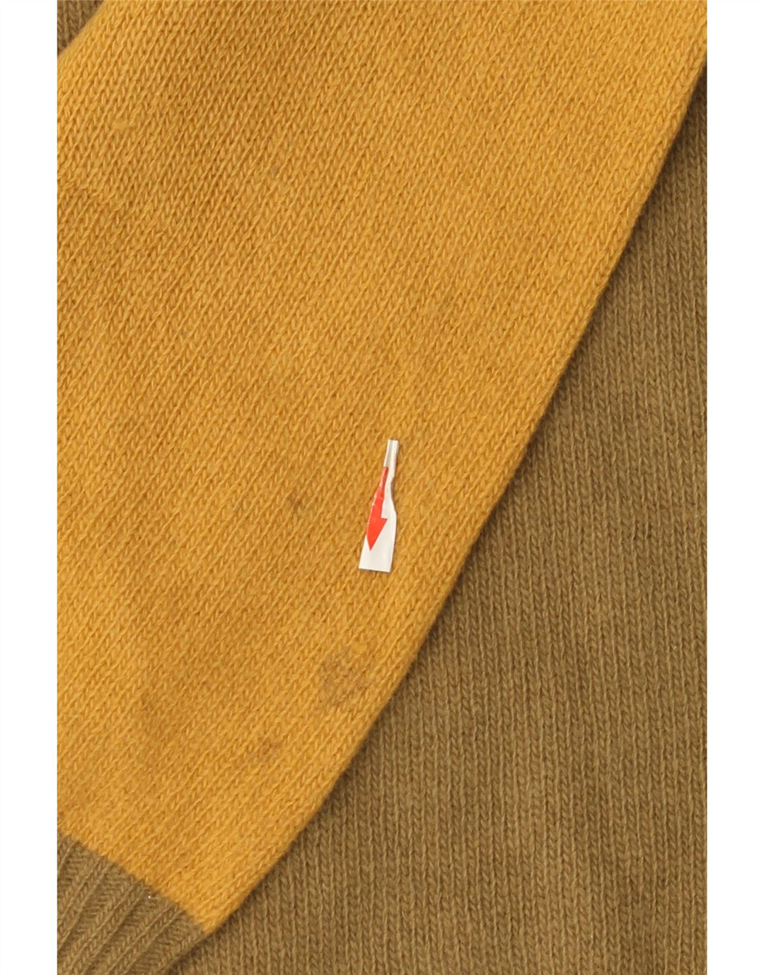 Stefanel Jersey De Cuello Redondo Para Hombre IT 52 Large Khaki Colourblock Lana