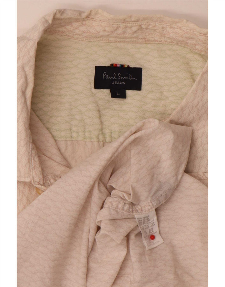 Camisa Paul Smith Hombre Grande Algodón Beige