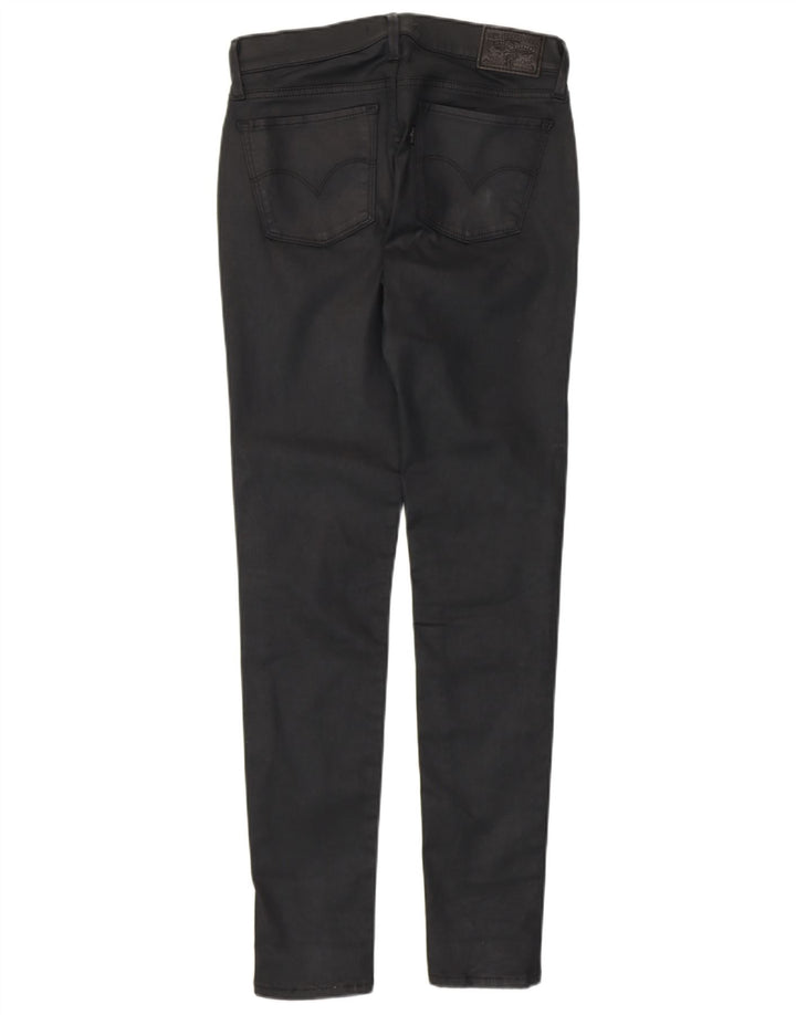 Pantalones casuales ajustados para mujer Levi's W26 L30 Negro