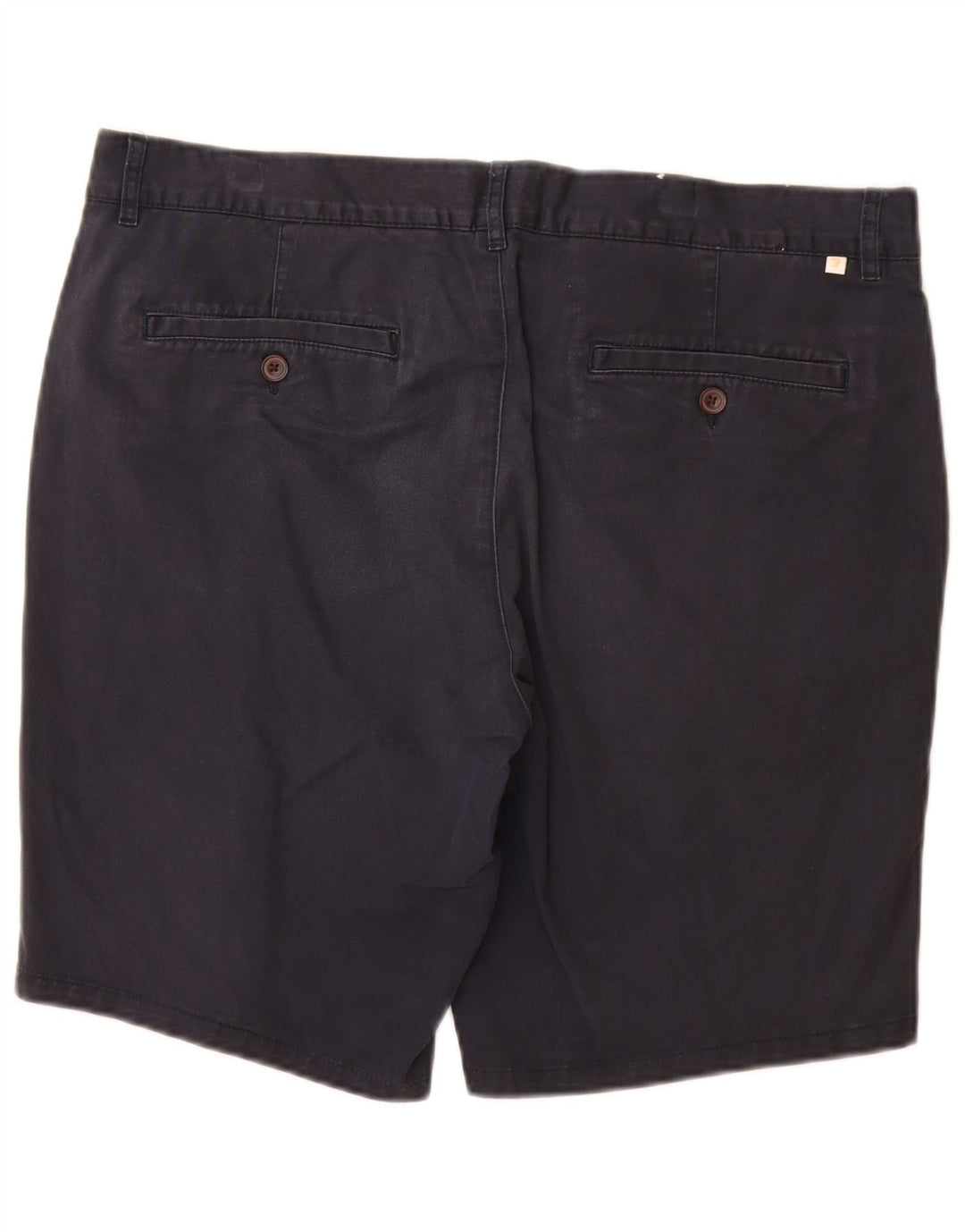 Farah Mens Chino Shorts W36 Grande Azul Marino Algodón
