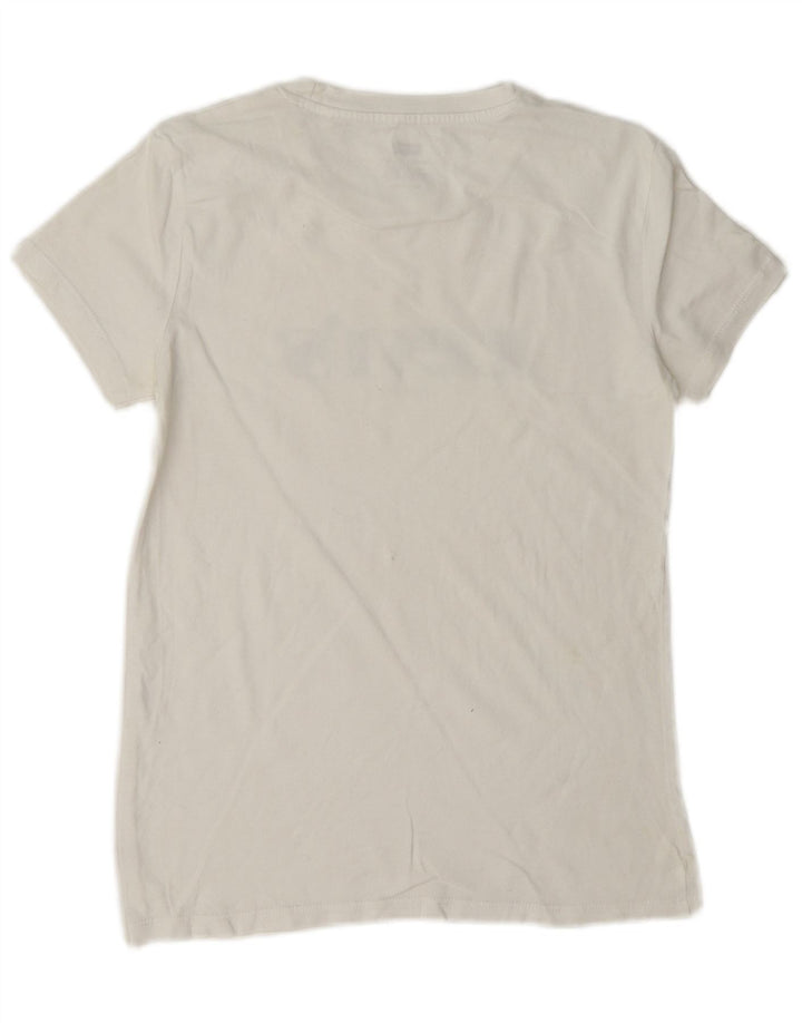 Levi's Camiseta con gráfico extragrande para mujer UK 2 2XS Blanco