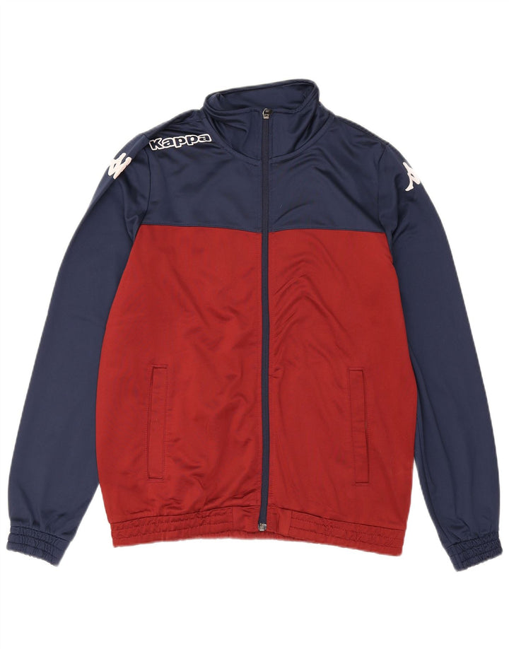 Kappa Hombre Chaqueta De Chándal Con Gráfico Small Borgoña Colorblock