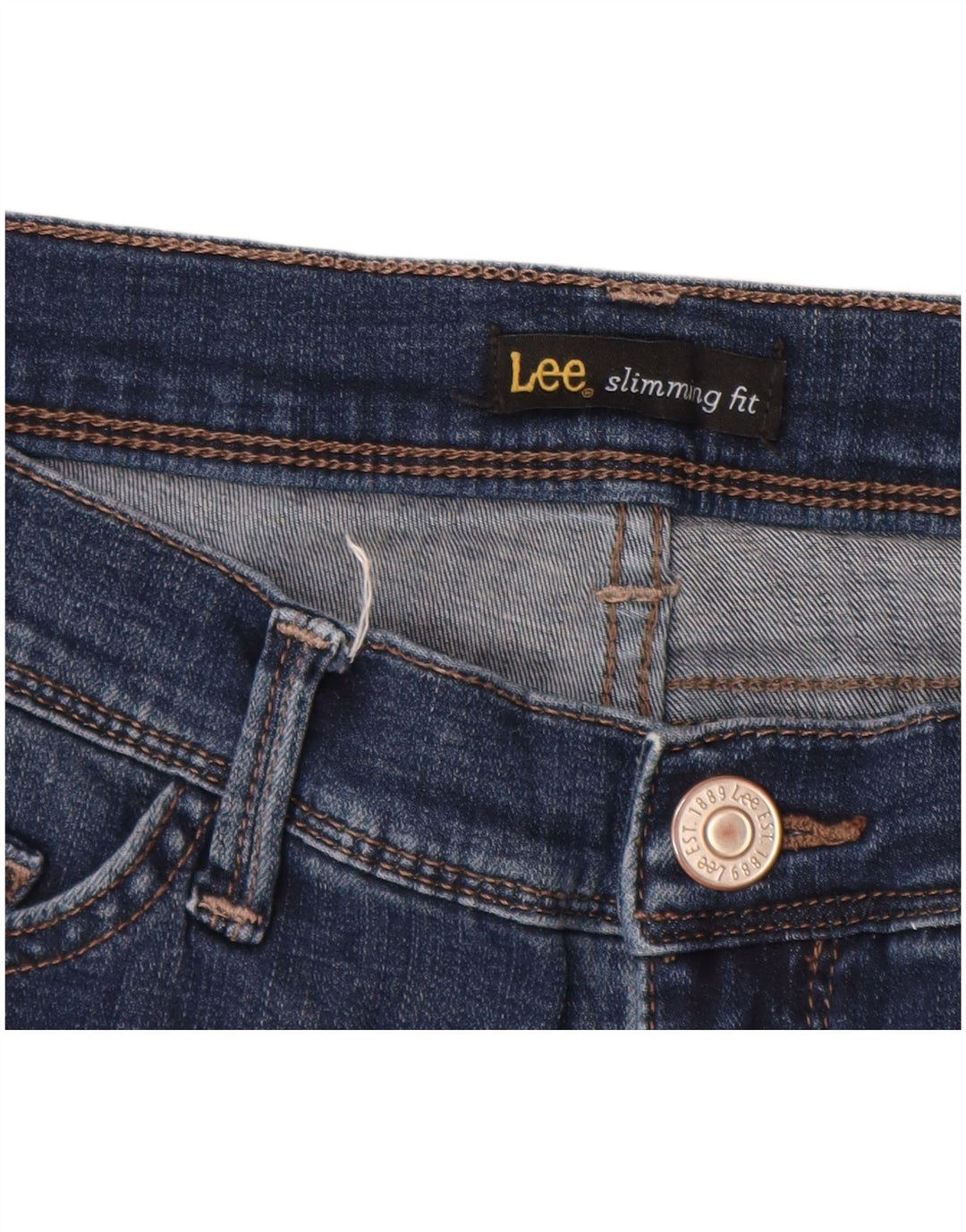 Vaqueros ajustados para mujer LEE W28 L26 Azul