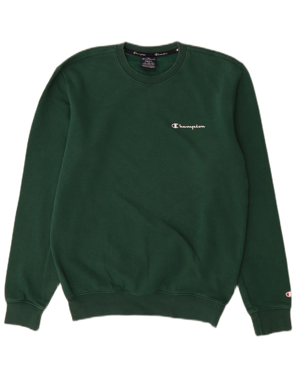 Champion Sudadera Regular Fit Jumper Pequeño Algodón Verde Hombre