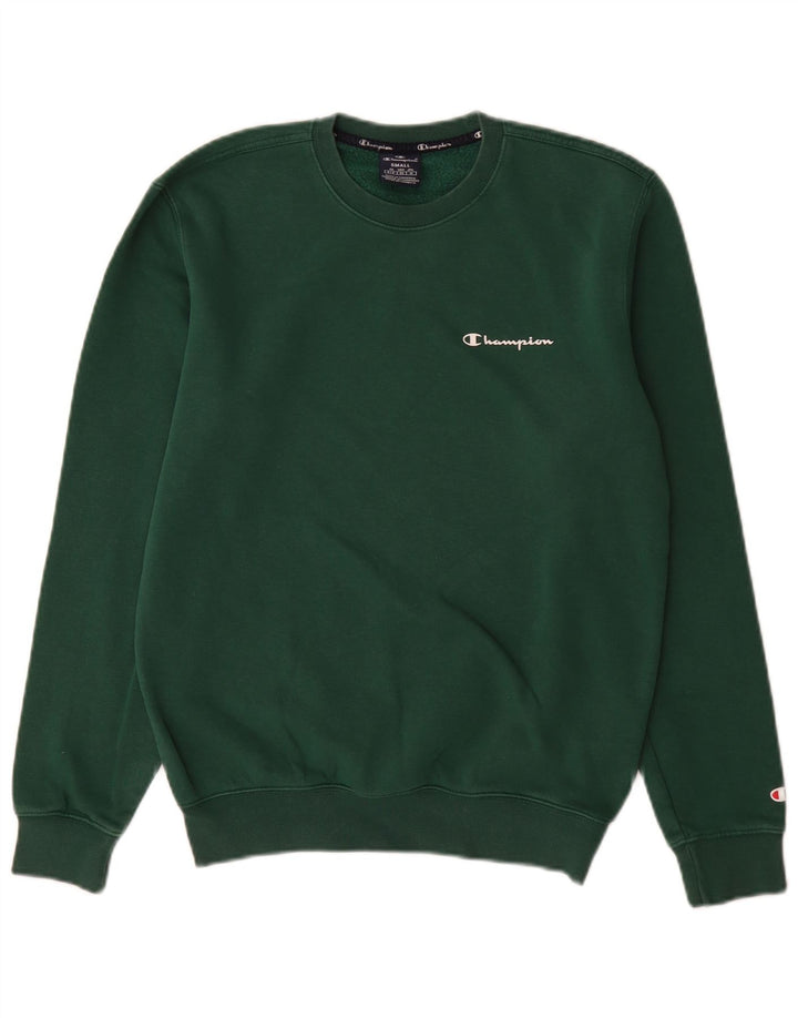 Champion Sudadera Regular Fit Jumper Pequeño Algodón Verde Hombre