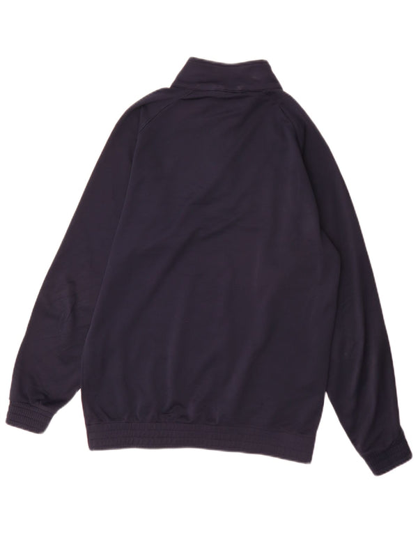 Umbro Hombre Zip Neck Regular Fit Jersey Chándal Top XS Azul Marino Deportes