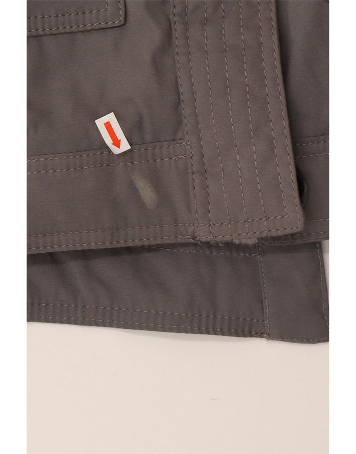 Hollister Chaqueta Parka Sherpa Con Capucha Para Mujer UK 44 Poliéster Gris Medio