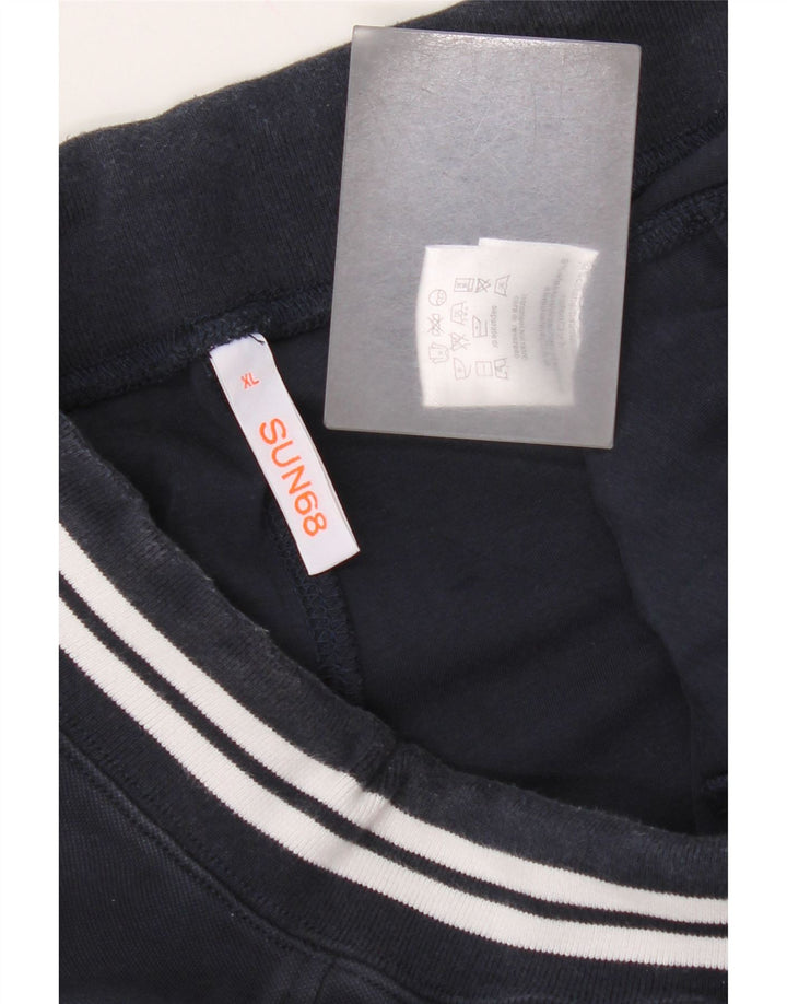 Sun68 Pantalón De Chándal Hombre XL Azul Marino Algodón