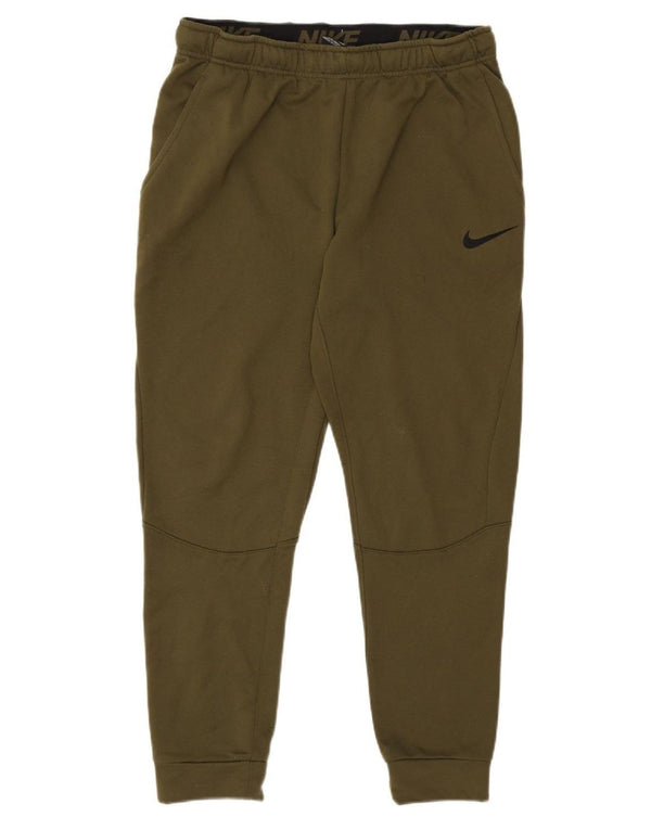 NIKE Hombre Dri Fit Chándal Pantalones Joggers Medium Khaki