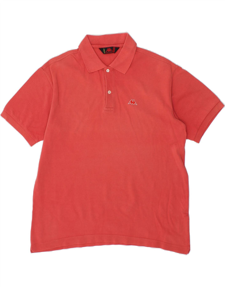 KAPPA Mens Polo Shirt XL Red Cotton Vintage Kappa and Second-Hand Kappa from Messina Hembry 