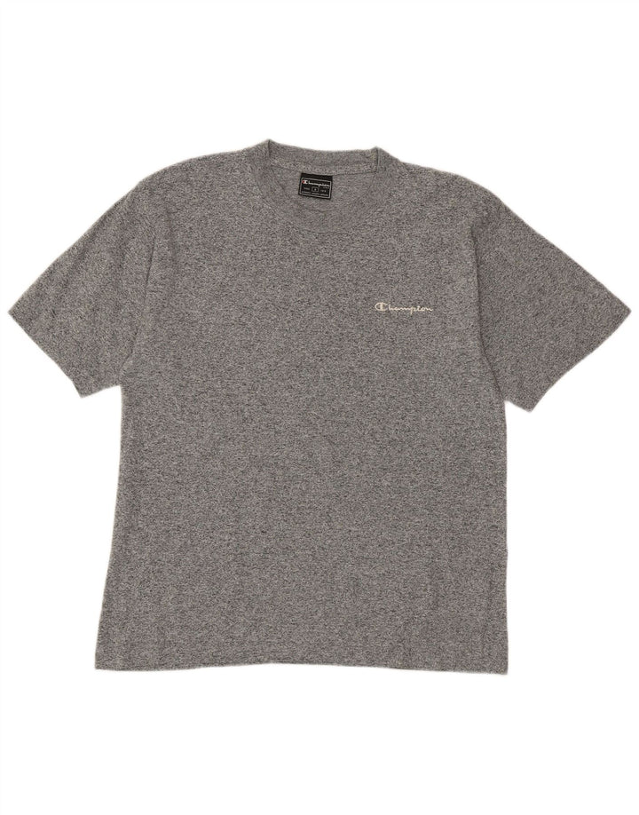 Champion Camiseta para hombre Top Small Grey Moteado