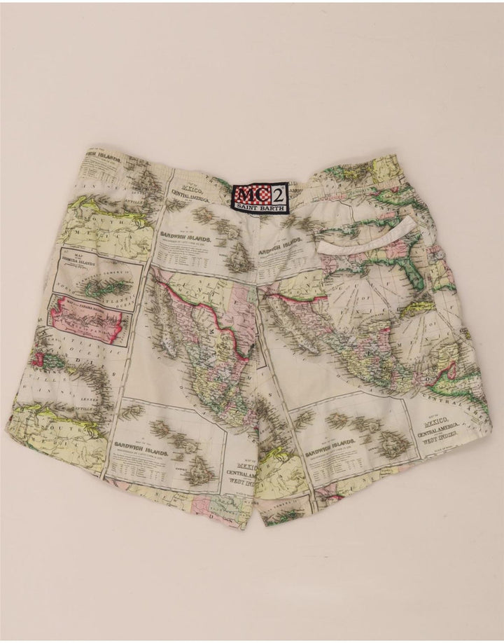 Saint Barth Hombre Bañador con Estampado Abstracto 2XL Multicolor