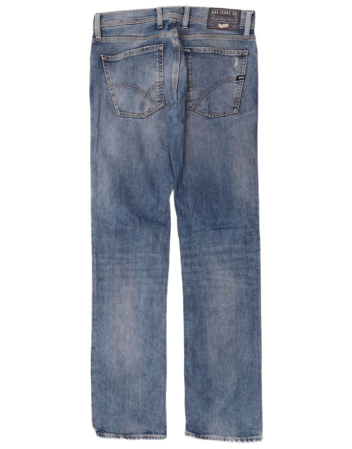 Vaqueros Recto Mujer Gas W30 L34 Algodón Azul