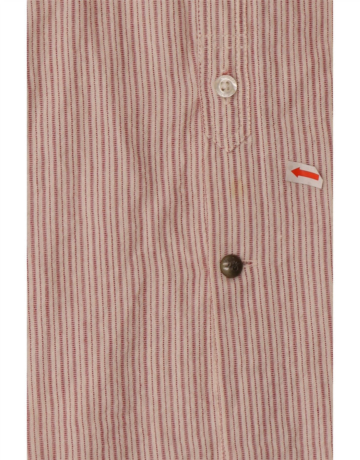 Camisa de corte slim de algodón a rayas en rosa medio para hombre de White Stuff