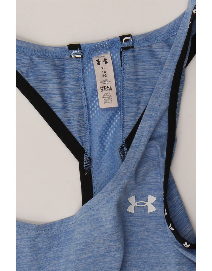 Under Armour Camiseta sin mangas gráfica para mujer UK 40 XL Azul