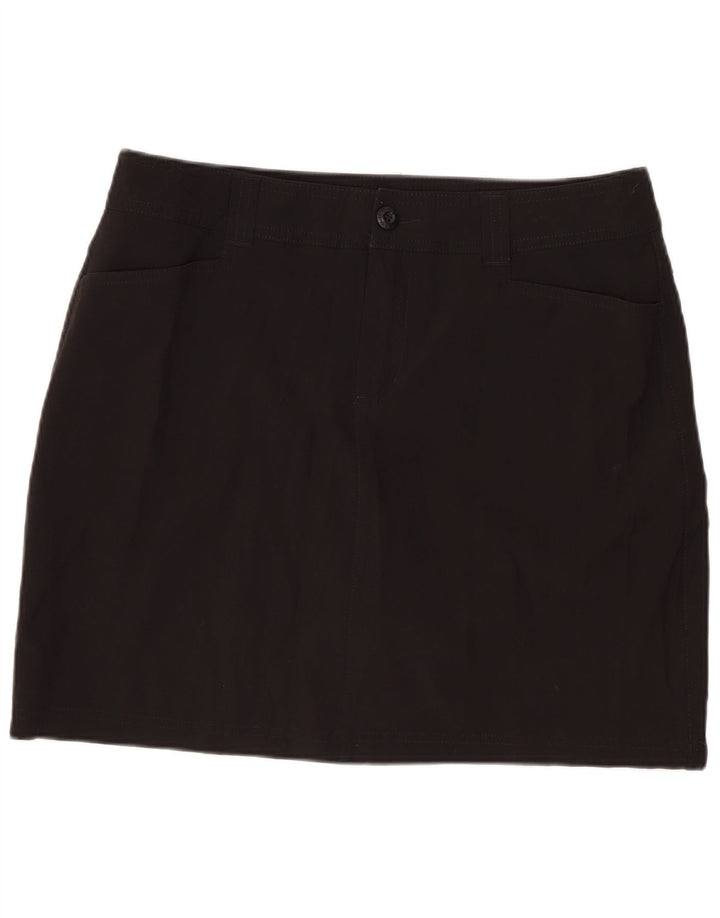 EDDIE BAUER Minifalda para mujer US 6 Mediana W32 Poliéster negro