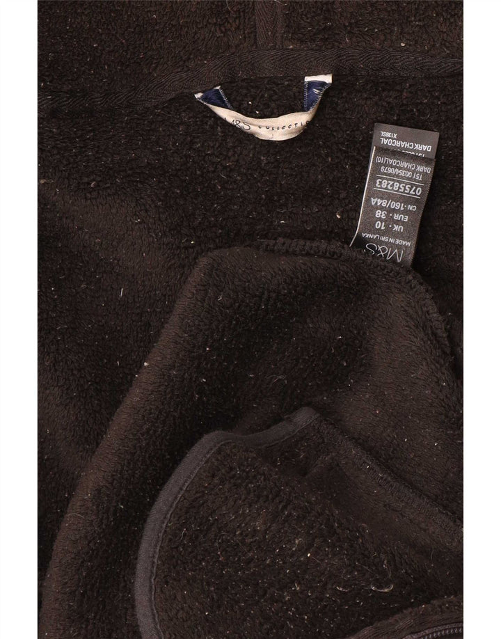 Marks & Spencer Chaqueta de Chándal con Capucha para Mujer UK 10 Small Grey
