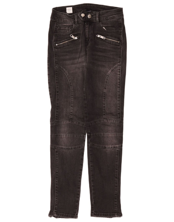 Tommy Hilfiger Jeans Ajustados Venice Cargo para Mujer W28 L28 Biker De Algodón Gris