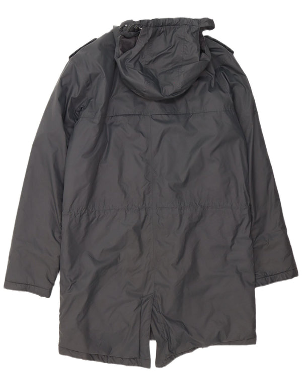 K-Way Chaqueta Parka Militar con Capucha para Hombre UK 40 Large Grey