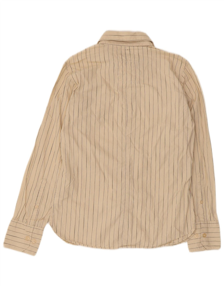 G-Star Hombre Camisa Gráfica Pequeña De Algodón A Rayas Beige