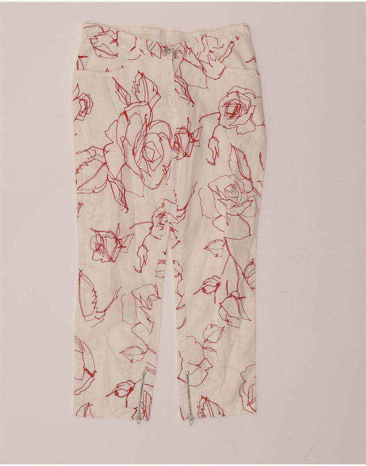 MARIELLA BURANI Pantalones casuales para niña 11-12 años 2XL W26 L22 Blanco