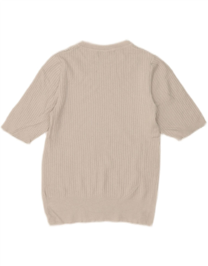 Marks & Spencer Suéter con Cuello Barco para Mujer UK 8 Small Blanco