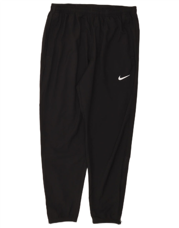 Nike - Pantalones de chándal Dri Fit para mujer, talla 40, talla grande, poliéster negro