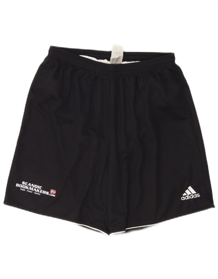 Adidas Mens Climalite Sport Shorts Grande Negro Poliéster