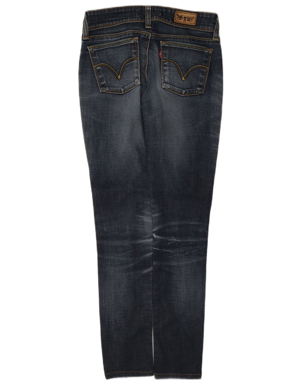 Levi's Mujer 473 Vaqueros Pitillo Ajustados Desgastados W29 L30 Algodón Azul