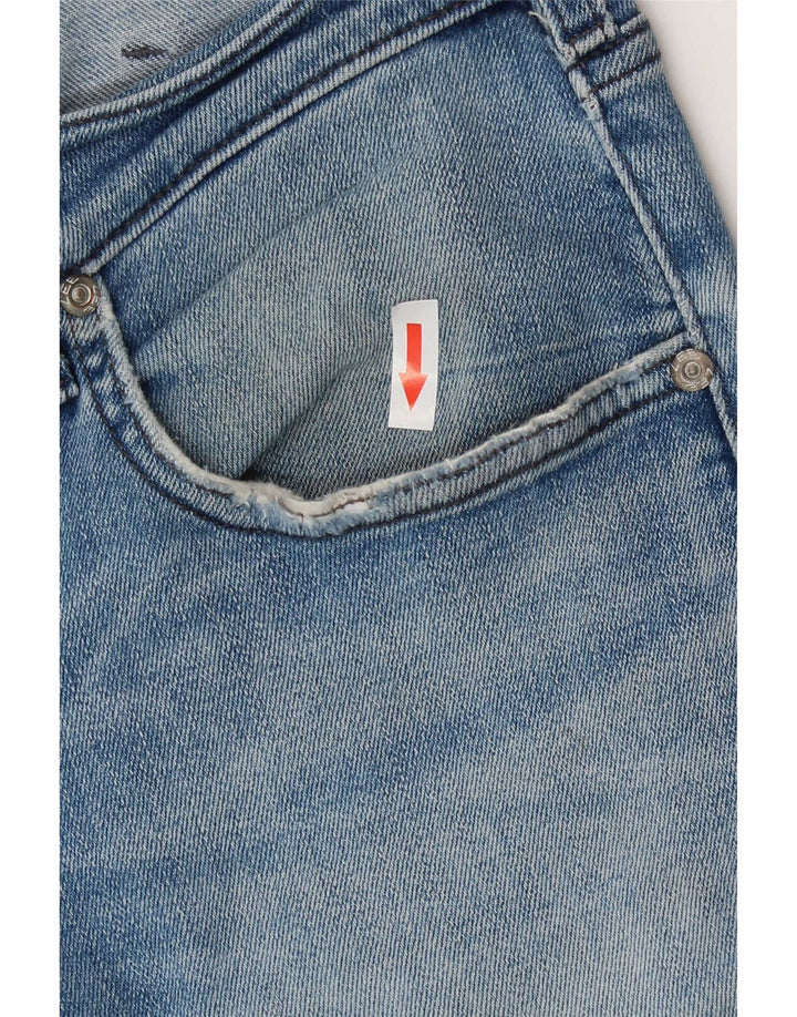 Vaqueros ajustados desgastados Luke para mujer Lee W36 L32 Algodón azul