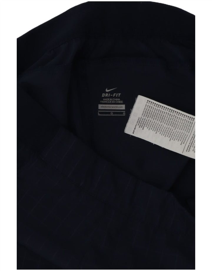 Nike - Pantalones cortos chinos Dri Fit para hombre, talla grande, W34, color azul marino, poliéster