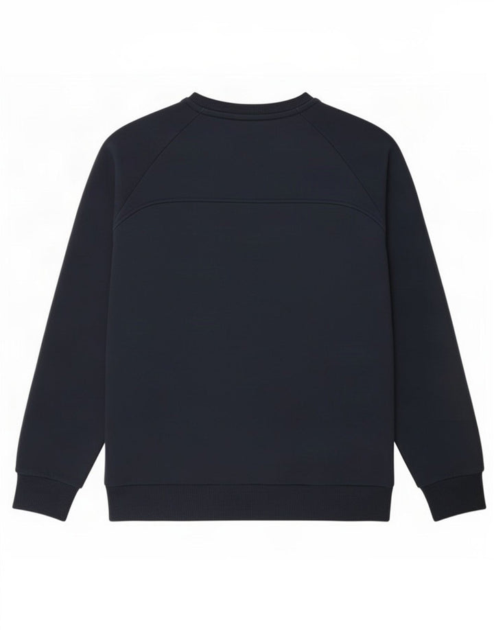 Adidas Hombre Sudadera Jumper Medium Azul Marino Algodón