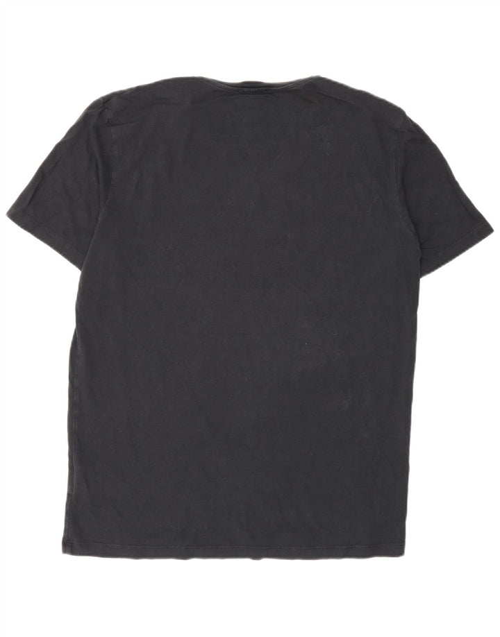 Cos camiseta para hombre Top mediano algodón negro