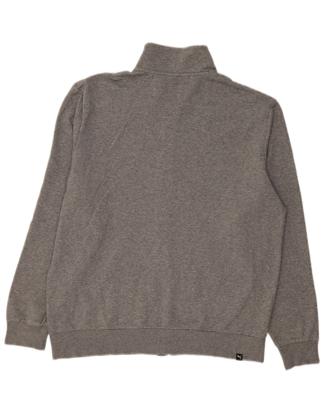 Puma Hombre Gráfico Chándal Top Chaqueta XL Gris Algodón