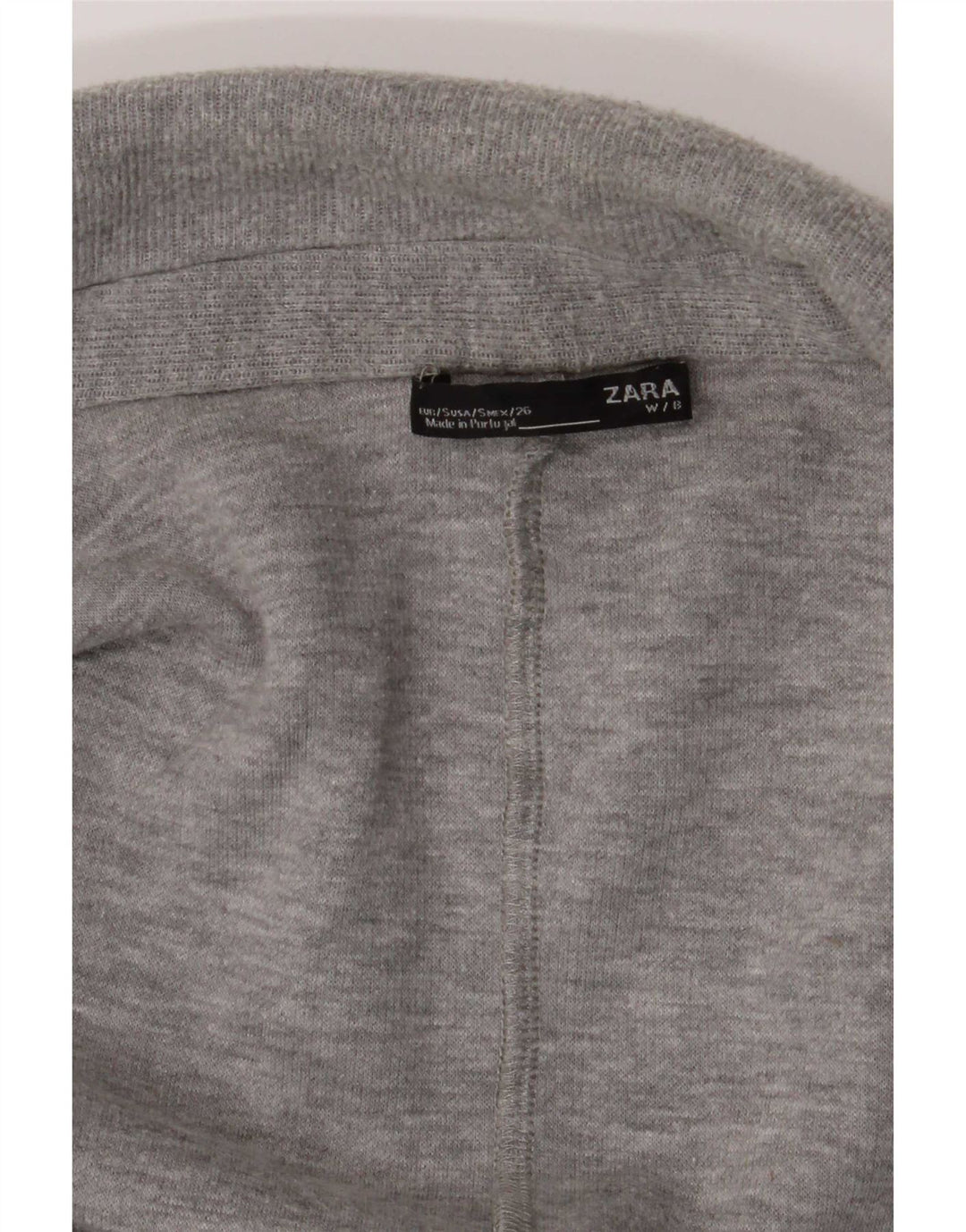 Zara Mujer Abrigo Abierto UK 10 Small Gris